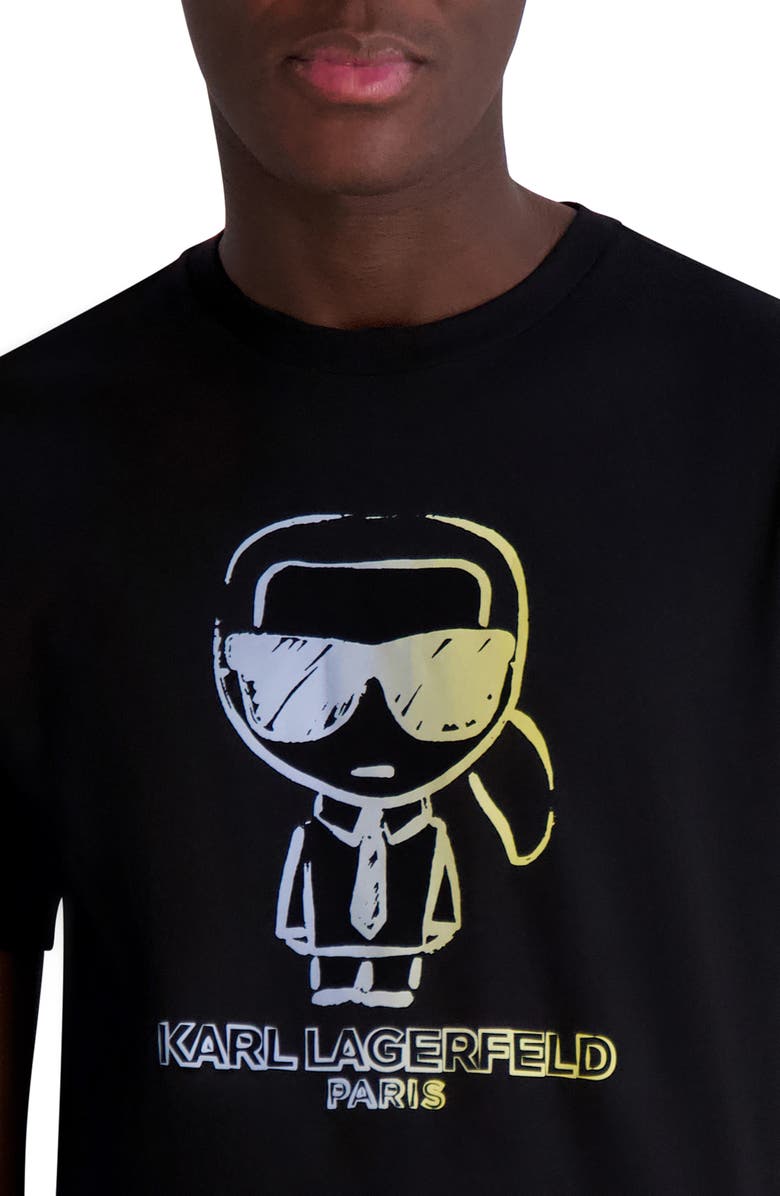 KARL LAGERFELD PARIS Faded Karl Graphic T-Shirt, Alternate, color,