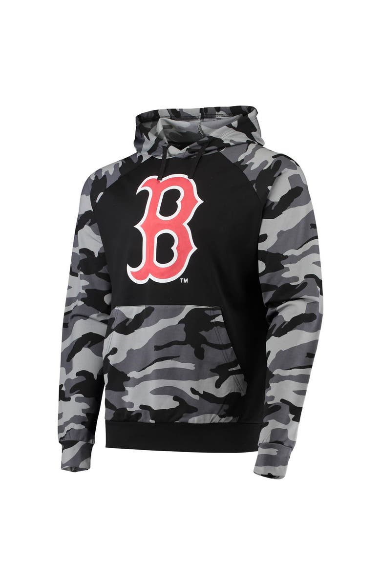 FOCO Men's FOCO Black Boston Red Sox Camo Raglan Pullover Hoodie, Alternate, color, 