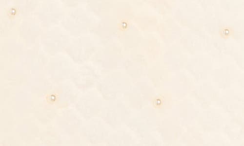 Nanette Lepore Elegant Faux Pearl Ruana In White