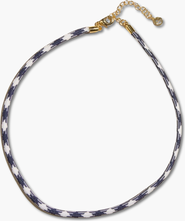 Nickel & Suede Minimalist Cord Necklace