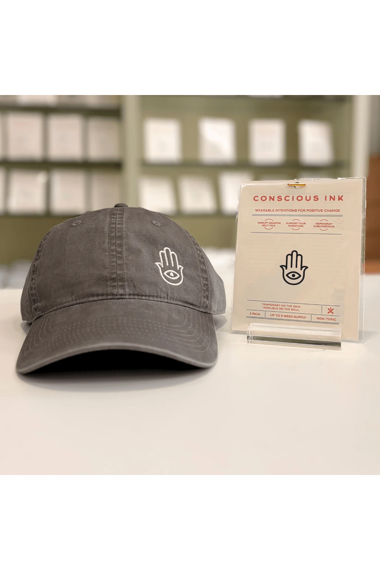 Hamsa Access Cap + Ink, Alternate, color, Faded Black