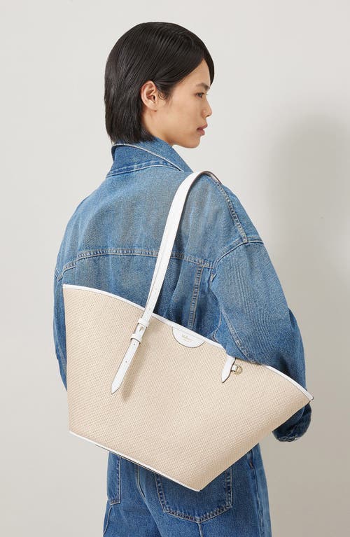 Mulberry Raffia Basket Tote
