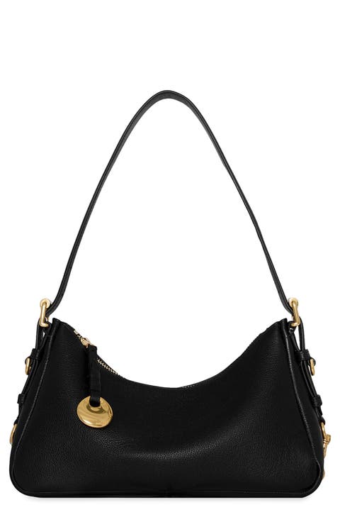 Small Mia Leather Shoulder Bag