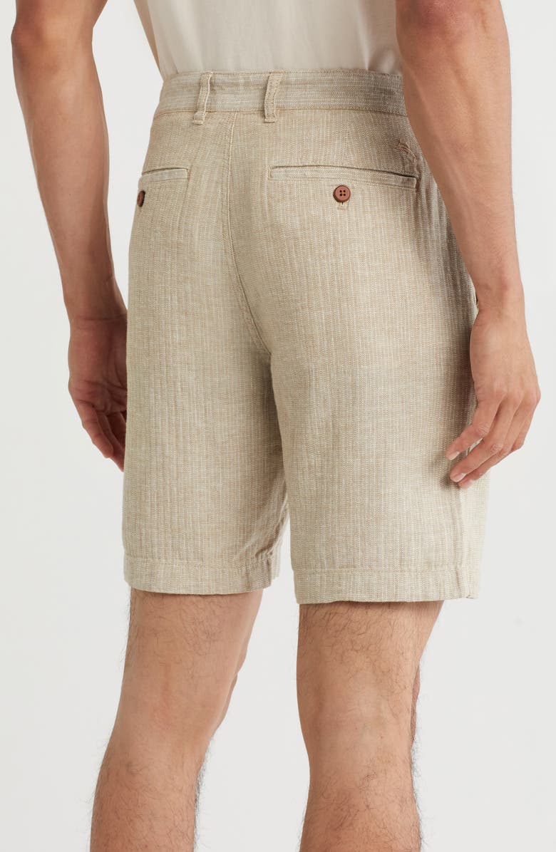 Tommy Bahama Metro Herringbone Linen & Cotton Blend Shorts, Alternate, color,