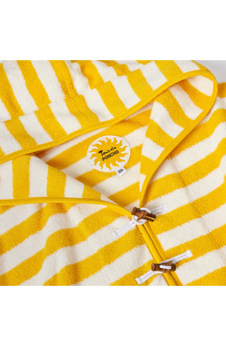 Tombolo 'Saffron Stripe' Beach Towel Top, Alternate, color, Saffron