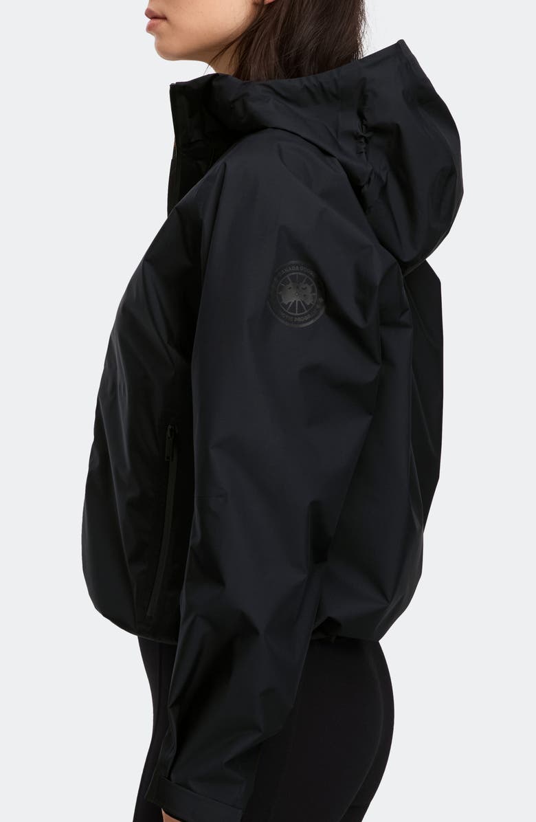 Canada Goose Horizon Waterproof Rain Jacket, Alternate, color, Black