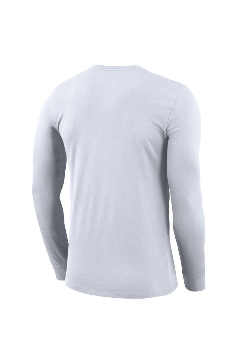 Nike Men's Nike White Michigan State Spartans School Logo Legend Performance Long Sleeve T-Shirt, Alternate, color, 