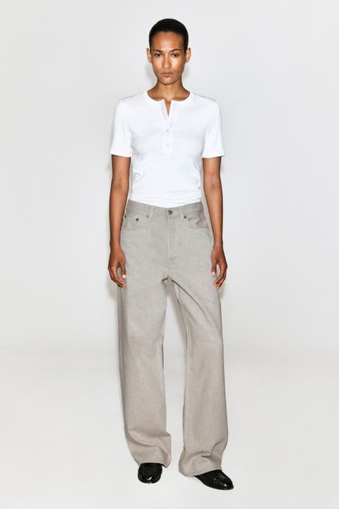 Facade Straight-Leg Jeans