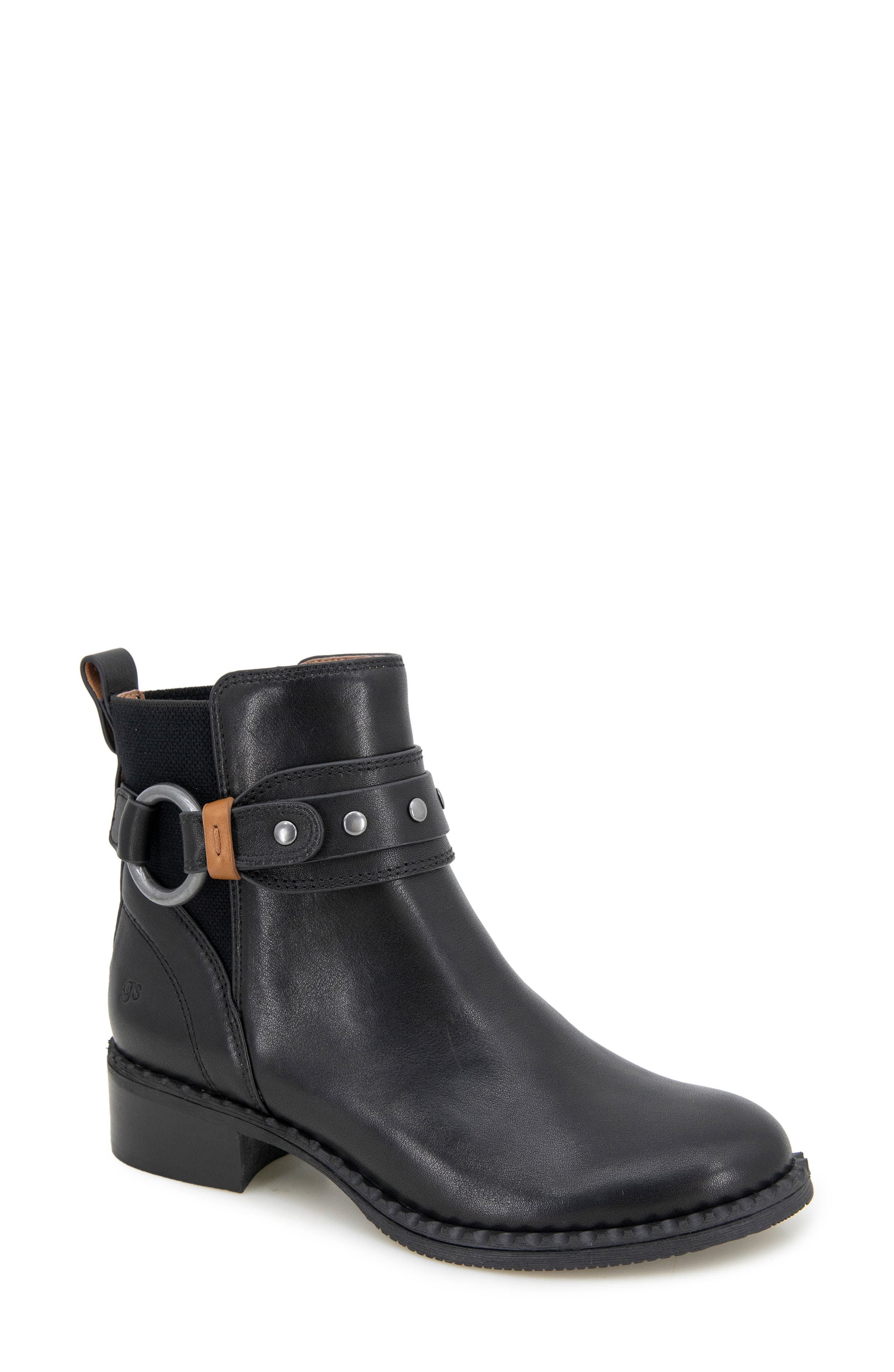 GENTLE SOULS BY KENNETH COLE Bowen Bootie in Black Leather 
