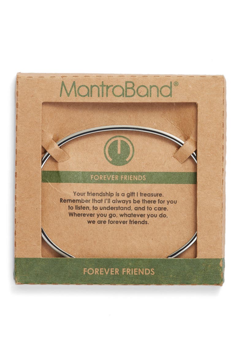 'Forever Friends' Cuff, Alternate, color, MOON GRAY