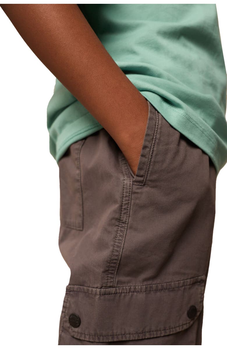 NEXT Kids' Cotton Twill Cargo Shorts, Alternate, color, Grey
