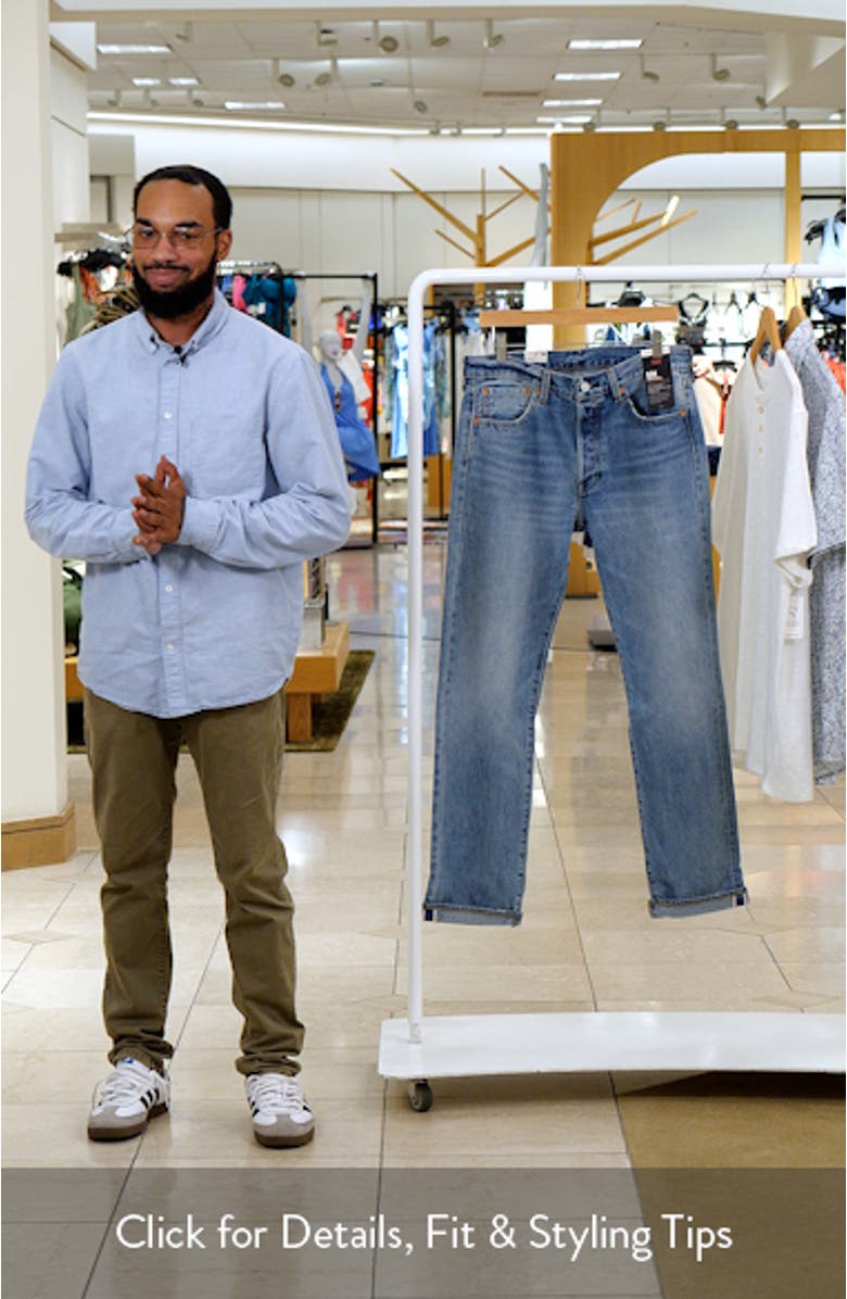 501<sup>®</sup> Original Straight Leg Selvedge Jeans, sales video thumbnail