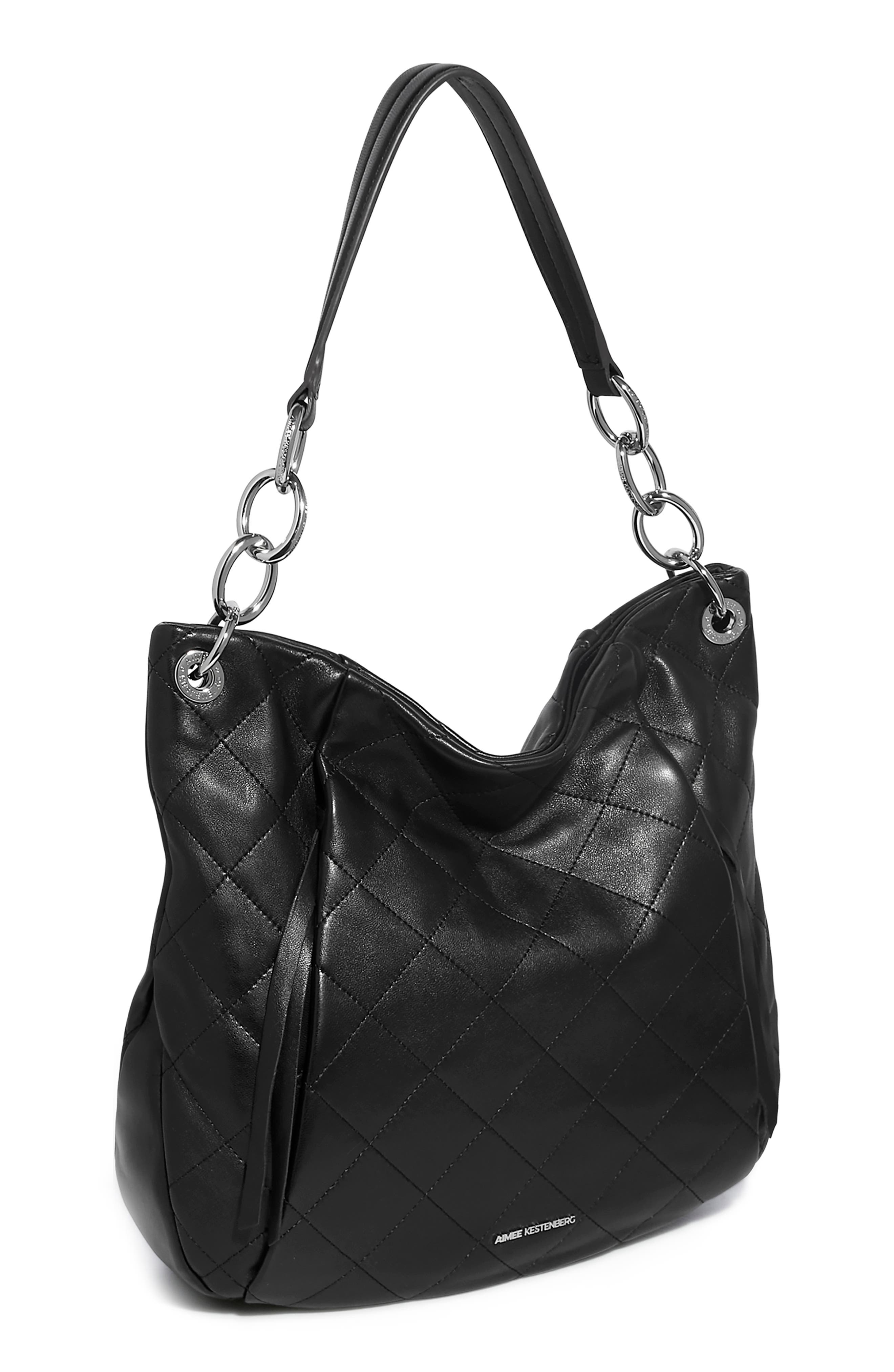 Aimee Kestenberg Maven Quilted Leather Shoulder Bag, Alternate, color, 