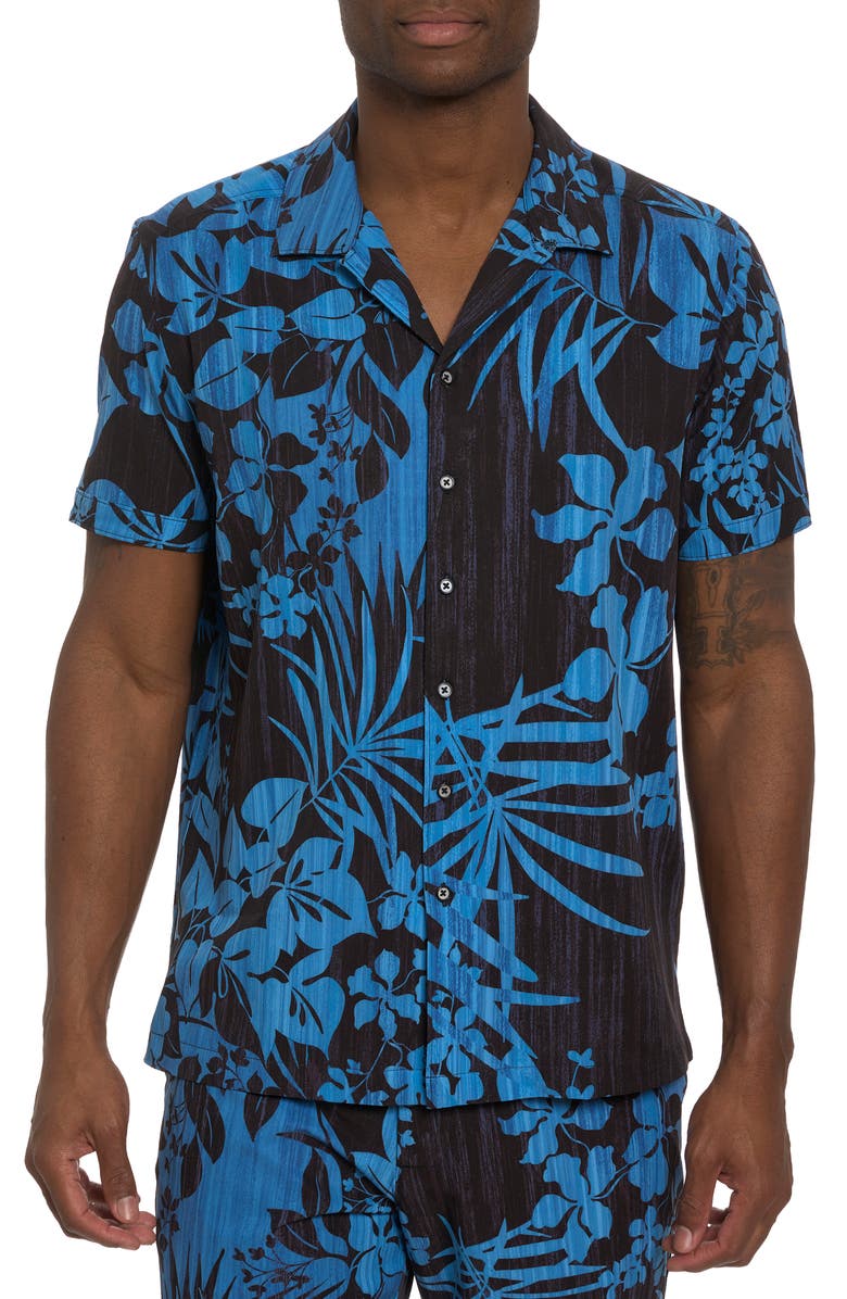 Robert Graham Drift Away Camp Shirt, Main, color, 