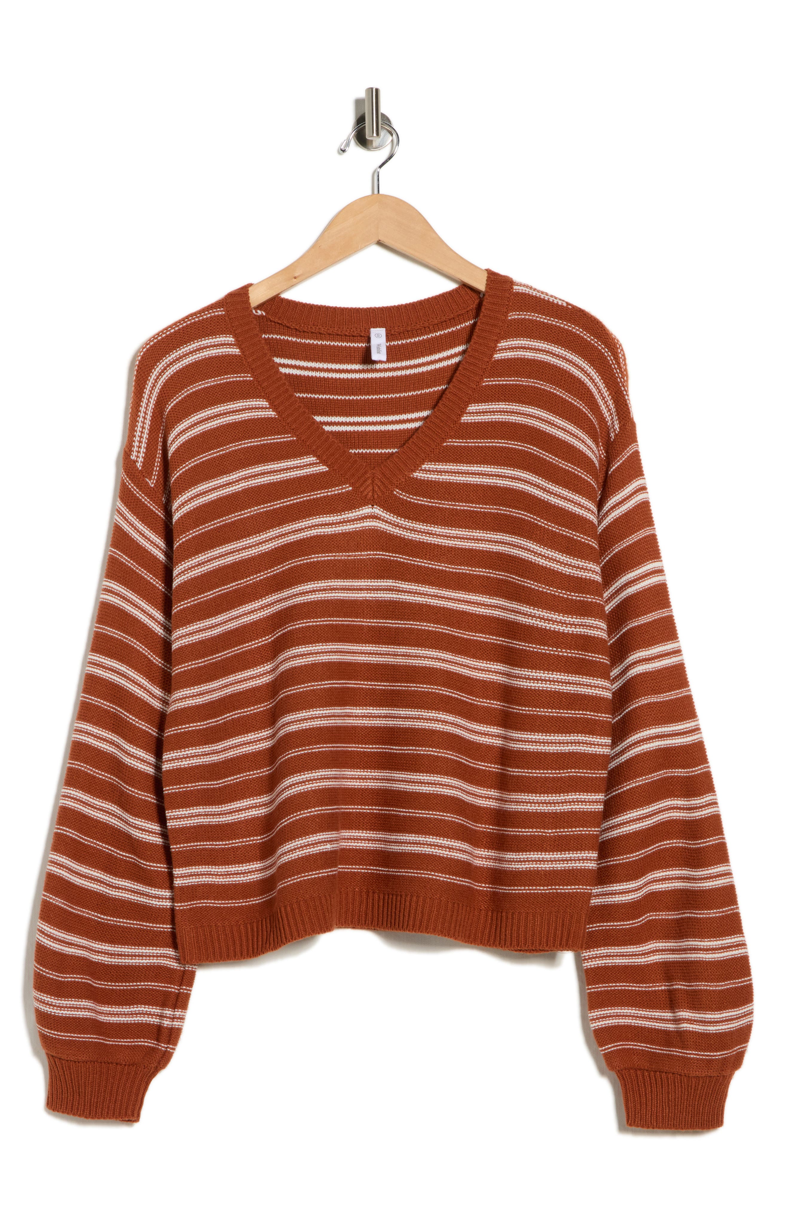 WISHLIST Bubble Hem Long Sleeve Sweater