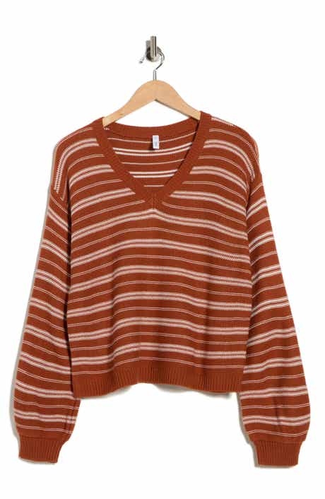 WISHLIST Bubble Hem Long Sleeve Sweater