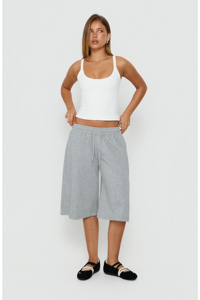 Nikko Longline Fleece Shorts, Alternate, color, GREY MARLE
