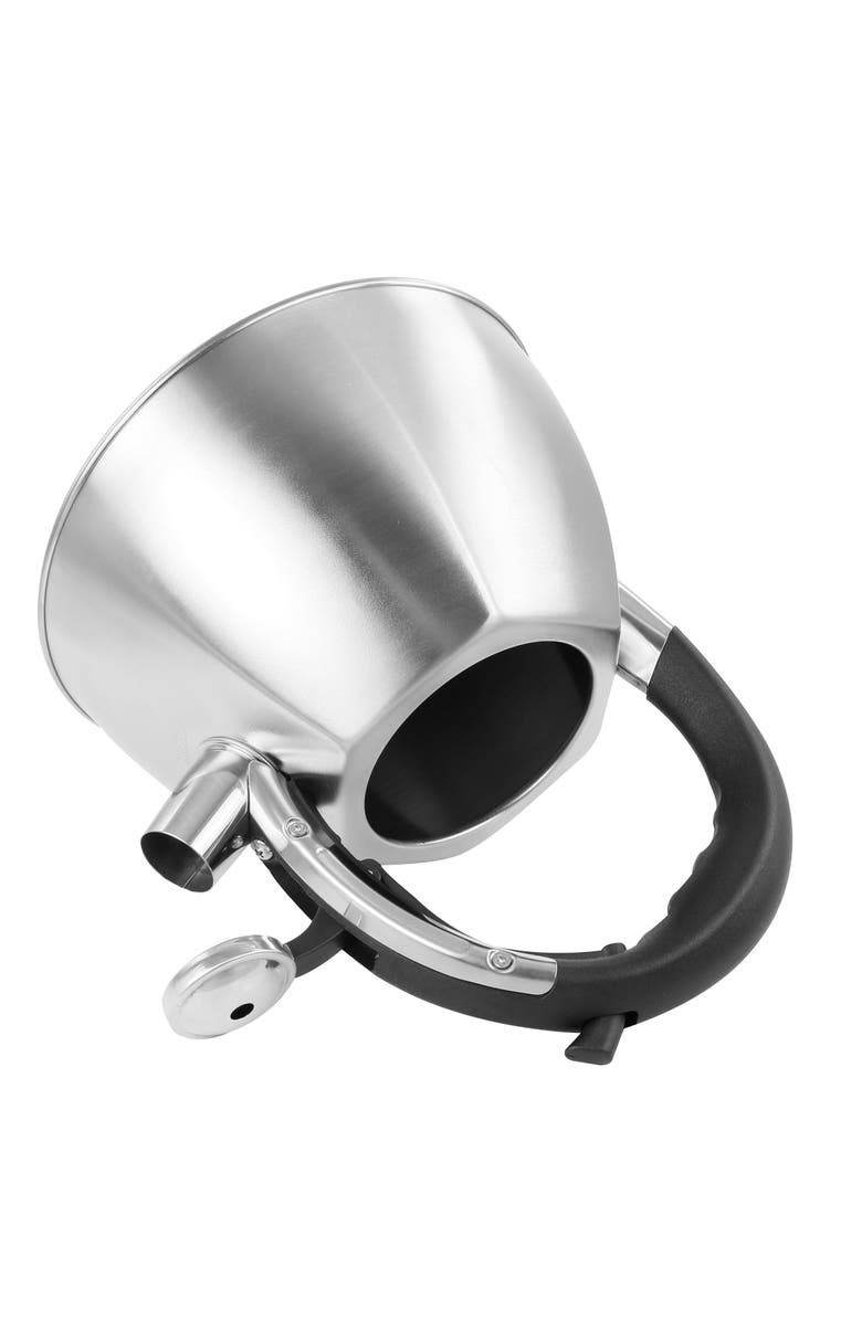 Mr. Coffee 3 Quart Stainless Steel Whistling Tea Kettle, Alternate, color, Metallic Silver