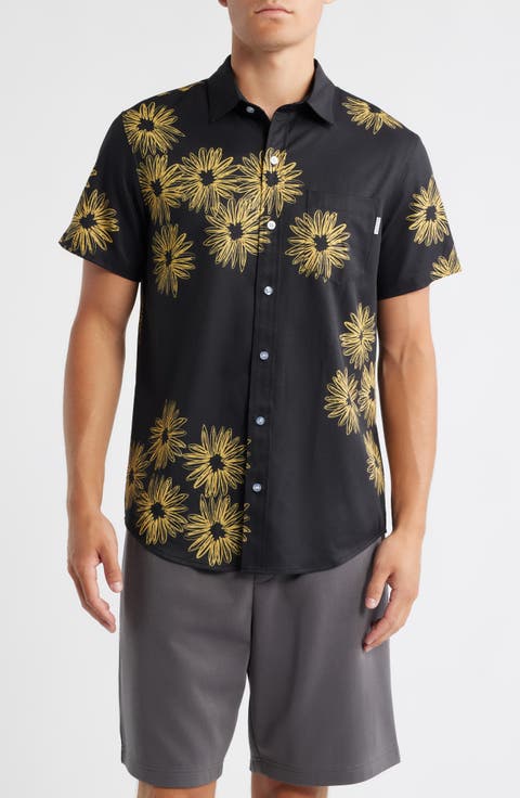 Palm Weekend Short Sleeve Button-Up Shirt