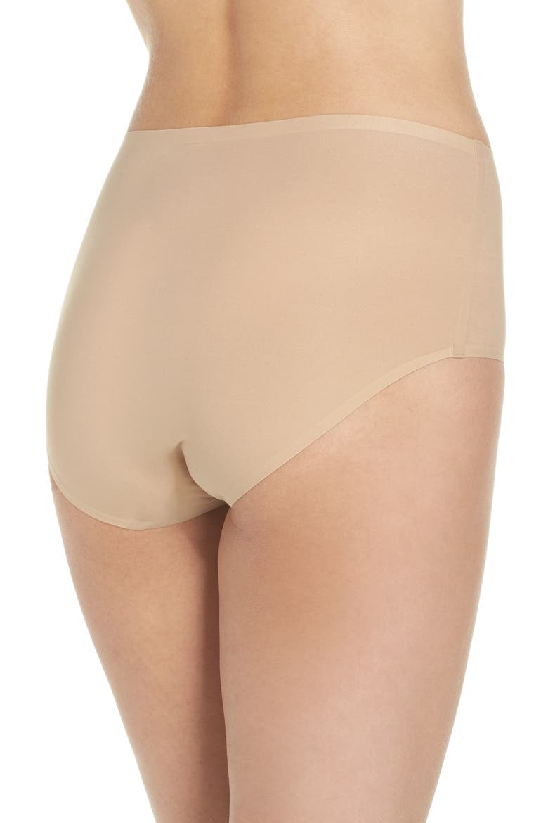 Soft Stretch 3-Pack High Waist Briefs, Alternate, color, NUDE