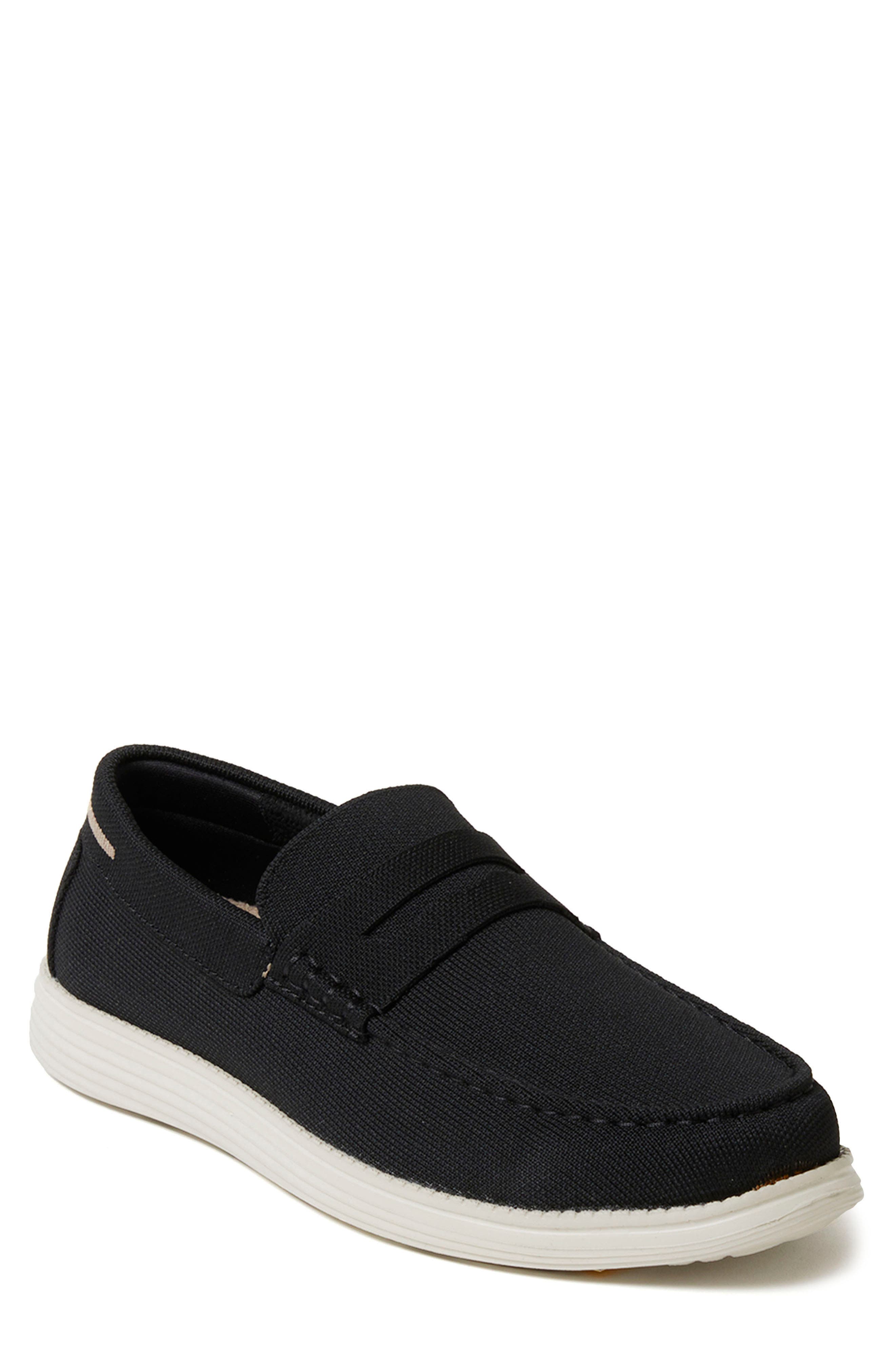 DEARFOAMS Rollins Penny Loafer, Main, color, Black