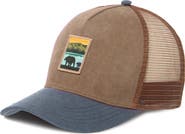 San Diego Hat Cotton Canvas Trucker Hat