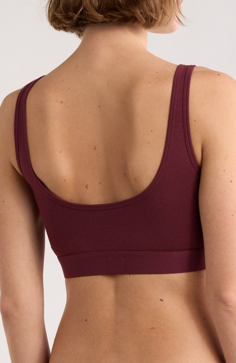 BOSS Red Label Bralette, Alternate, color, Dark Purple