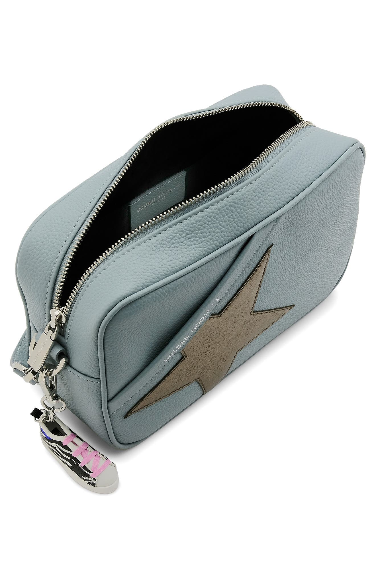 Golden Goose Star Leather Camera Bag, Alternate, color, 