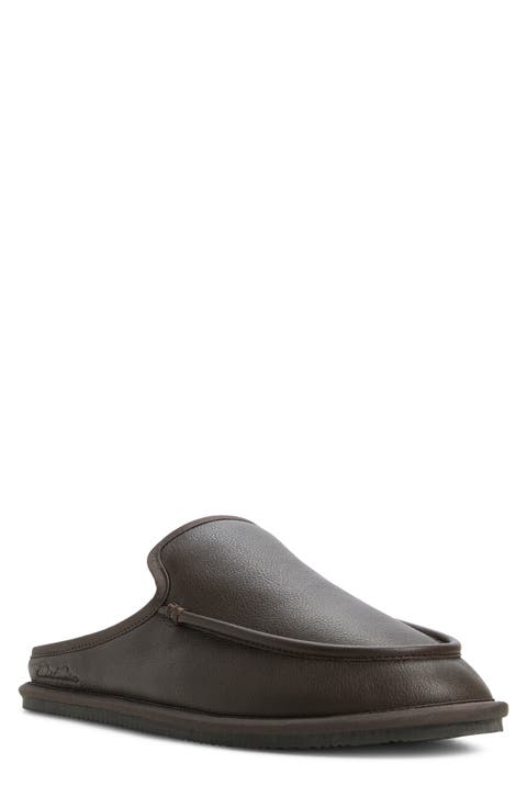 Jones Leather Scuff Slipper
