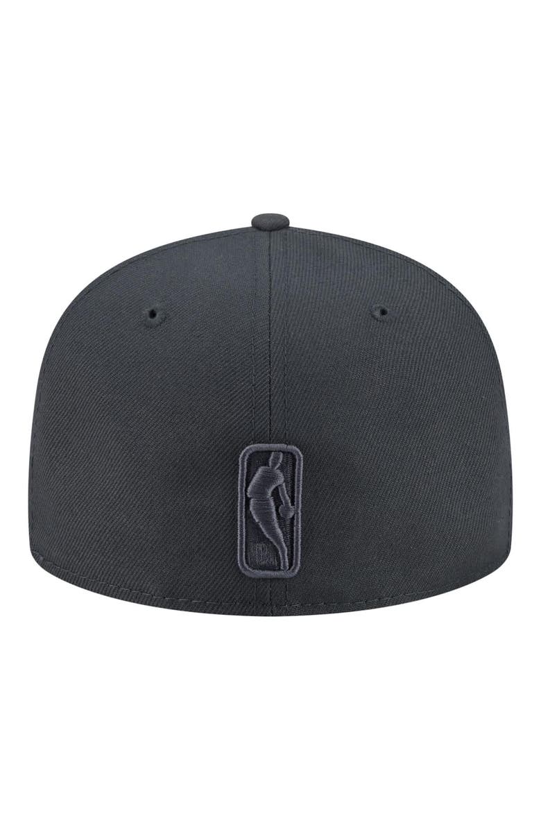 New Era Men's New Era Charcoal Chicago Bulls Tonal Color Pack 59FIFTY Fitted Hat, Alternate, color, Charcoal