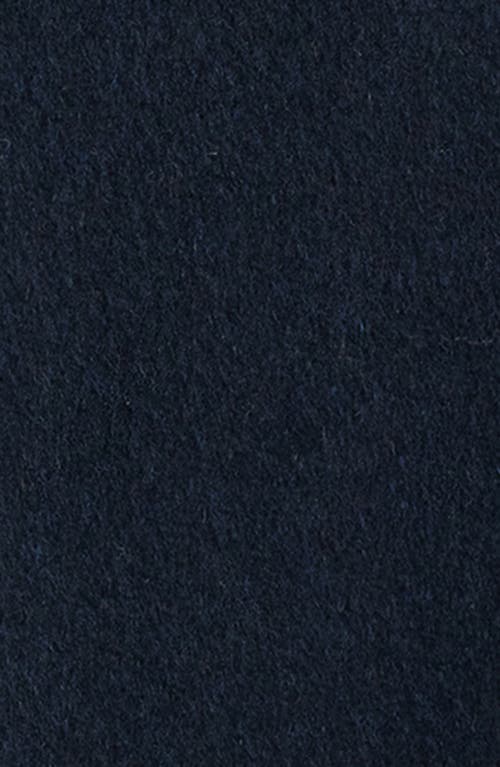 Bernardo Brushed Double Face Overcoat In Blue