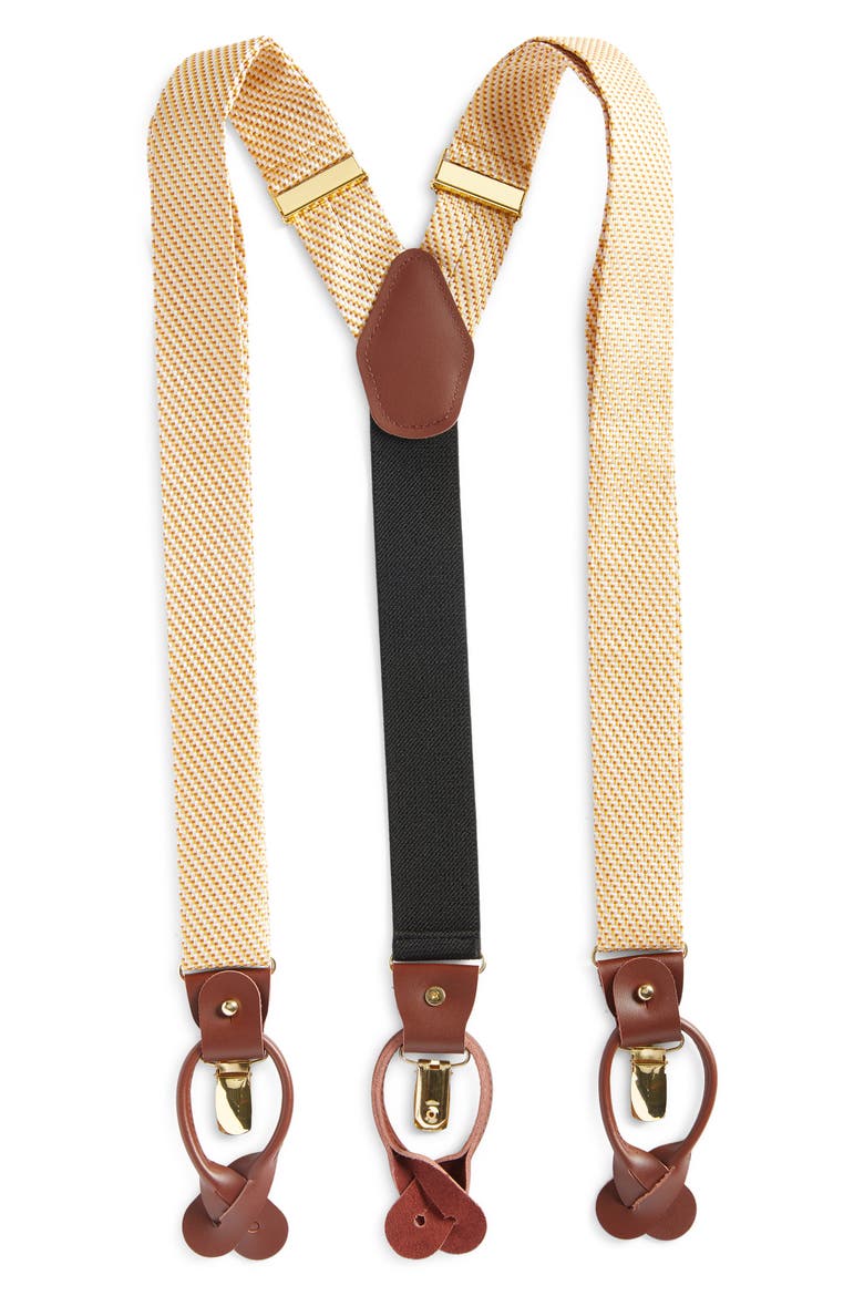Silk Suspenders, Main, color, GOLD