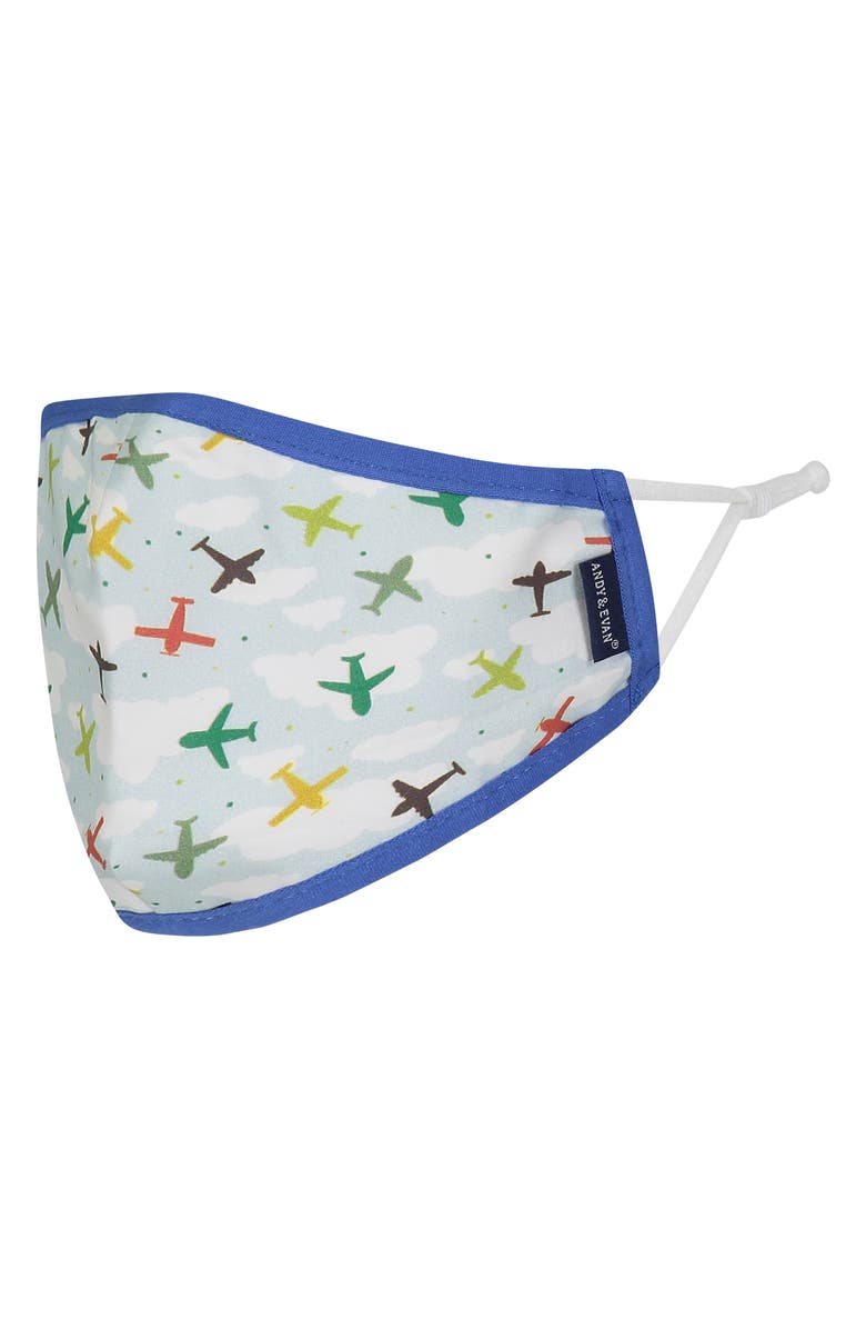 Andy & Evan Assorted 4-Pack Kids' Face Masks, Alternate, color, 