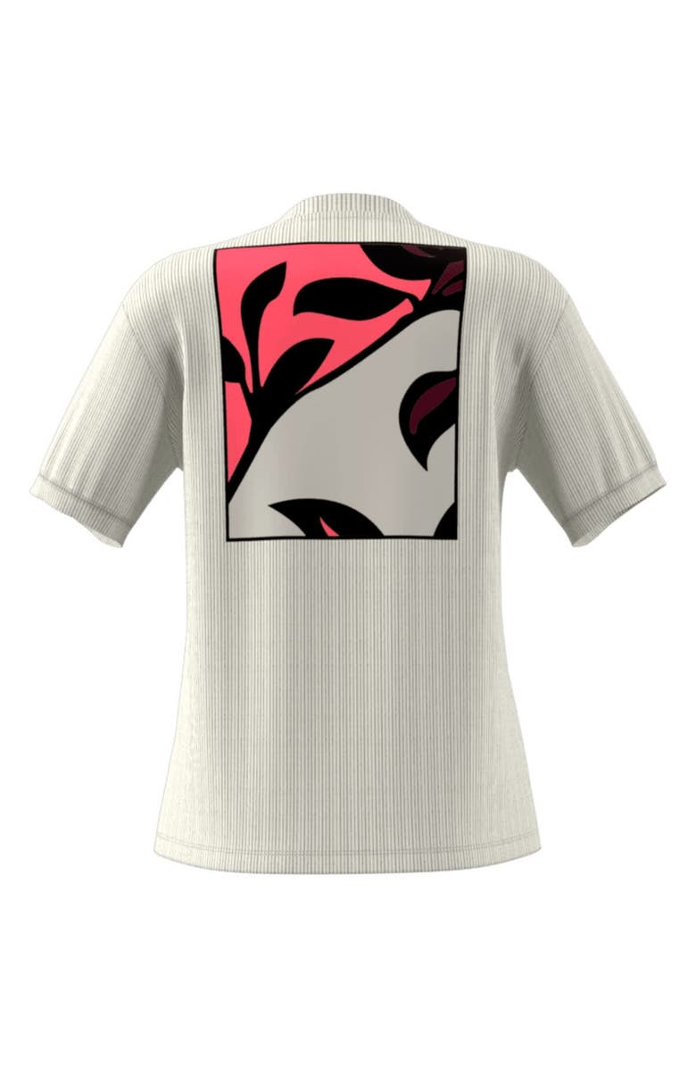 adidas Women's adidas  White Mercedes-AMG Petronas F1 Team 2025 Miami Grand Prix Pack Ribbed T-Shirt, Alternate, color, 