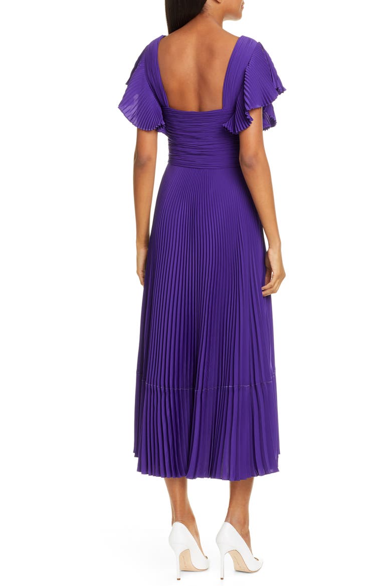 Sorrento Midi Dress, Alternate, color, VIOLET