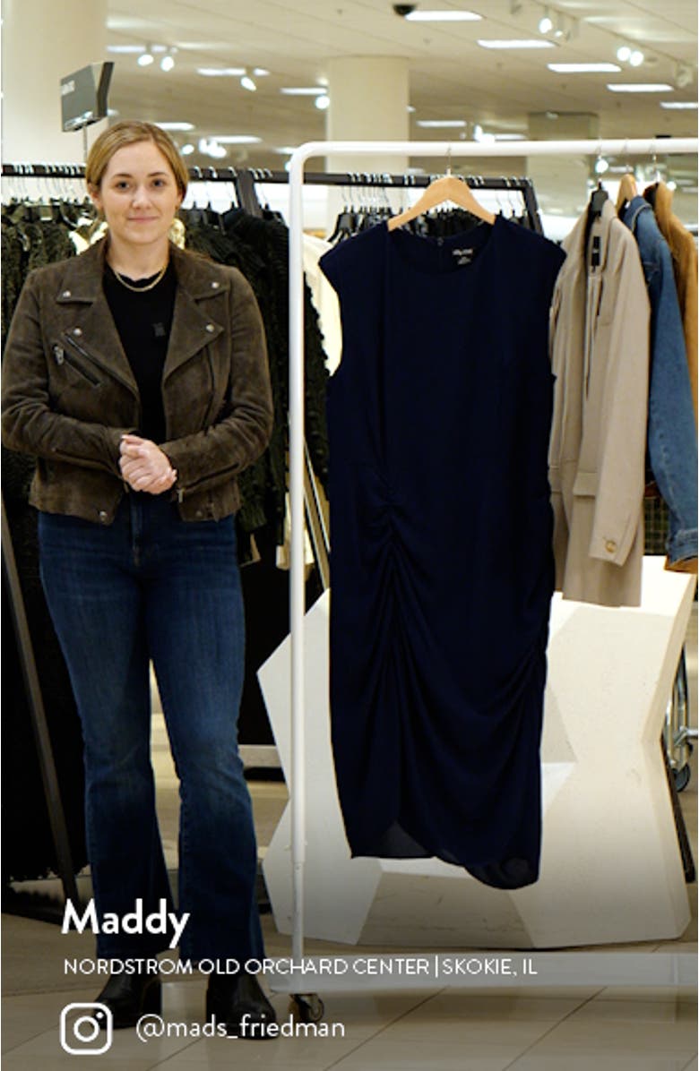 Side Ruched Sheath Dress, sales video thumbnail