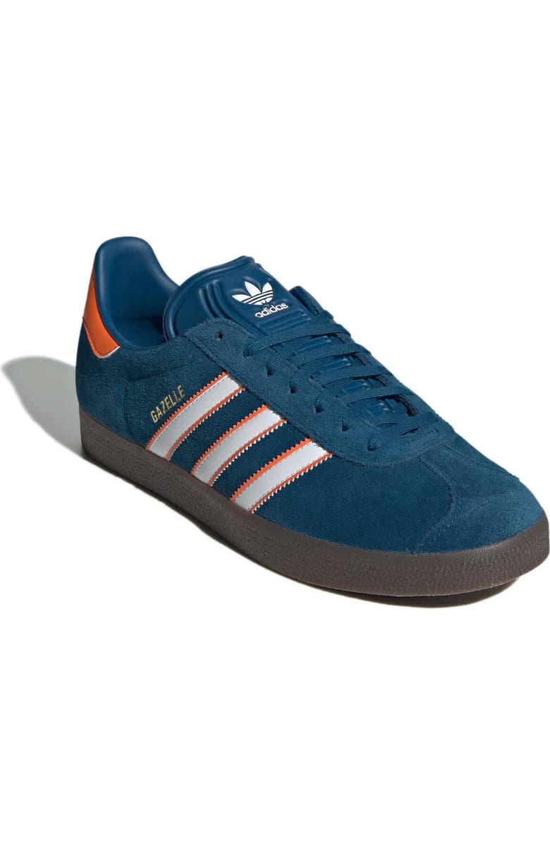 adidas Men's adidas Blue/Orange Minnesota United FC 2025 Jersey Hook Third Gazelle Shoes, Alternate, color,