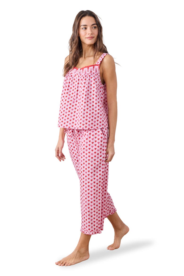 Back to Bed Cropped Set, Main, color, Pink Macaron