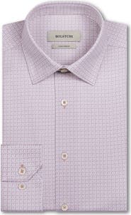 Bugatchi James OoohCotton® Geo Print Button-Up Shirt