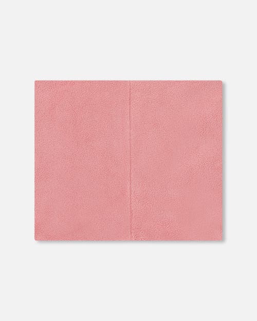 Deux Par Deux Polar Fleece Neckwarmer In Pink