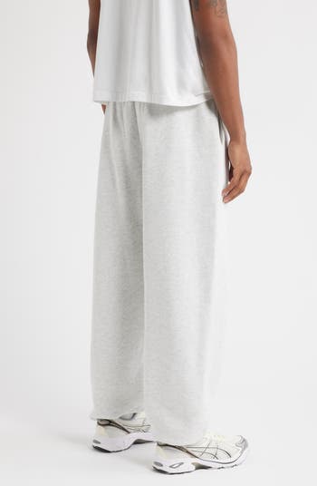 Bubble Cotton Blend Sweatpants