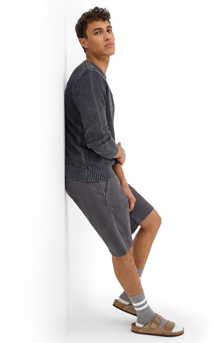 Wrangler Casey Jones Stretch Cotton Shorts, Alternate, color, Faded Black