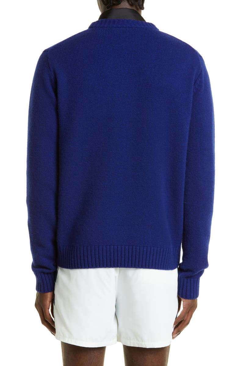 Casablanca Embleme de Caza Intarsia Wool & Cashmere Sweater, Alternate, color,