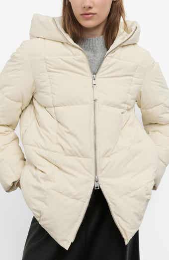 MANGO Quilted Hooded Puffer Coat