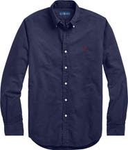 Polo Ralph Lauren Classic Fit Garment-Dyed Long Sleeve Oxford Shirt
