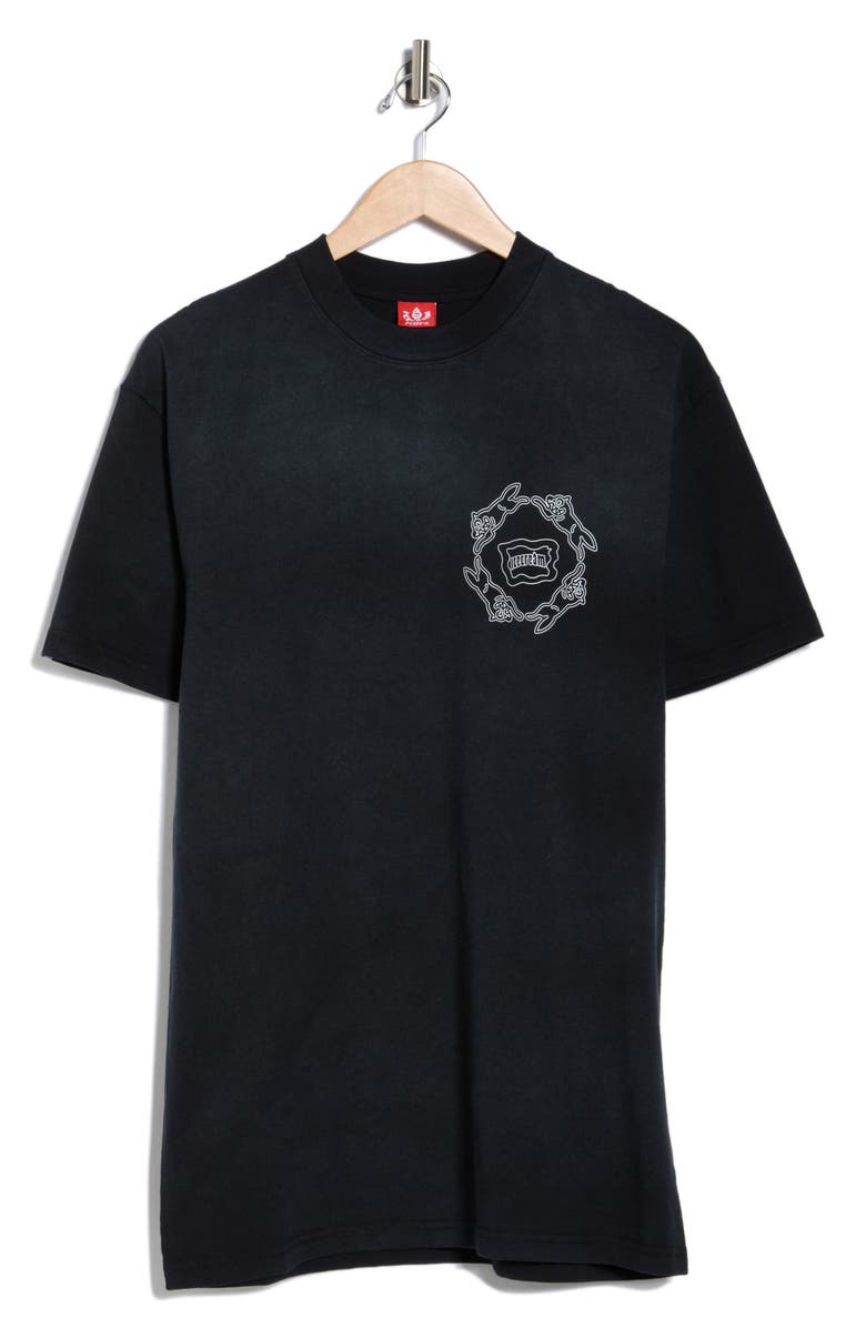 ICECREAM Landslide Logo Graphic T-Shirt, Alternate, color, Black