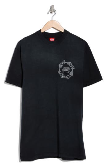 Icecream Landslide Logo Graphic T-shirt In Black