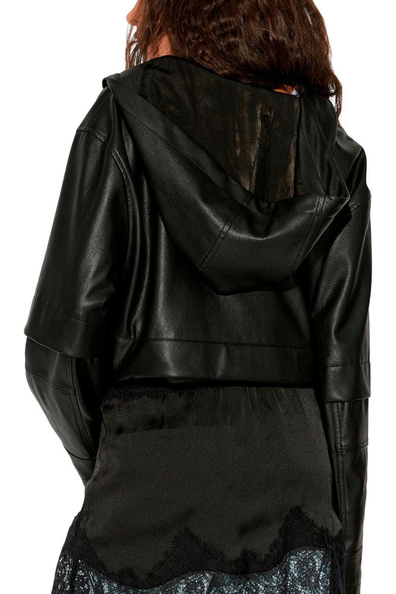 Meet in the Middle Half Slip Miniskirt, Alternate, color, BLACK
