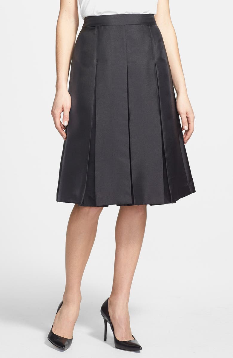 Halogen<sup>®</sup> Pleat Midi Skirt, Main, color,