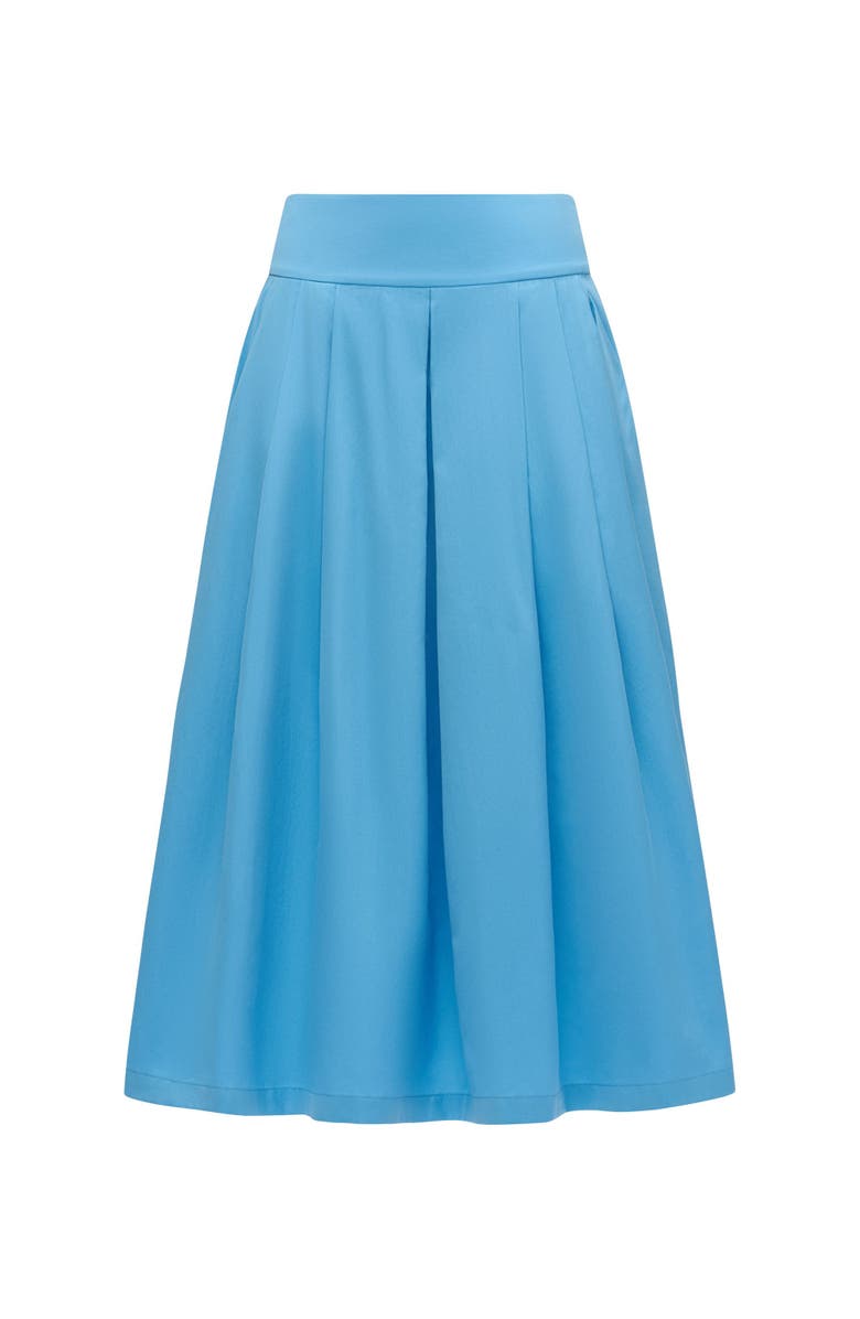 Callas Milano Consuela Pleated skirt, Main, color, Blue